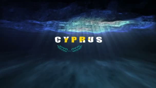 Onderwater cyprus — Stockvideo