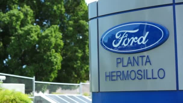 Planta de montagem Ford Hermosillo — Vídeo de Stock