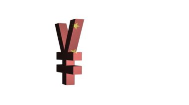 Çin yuan renminbi bayrak yansıma