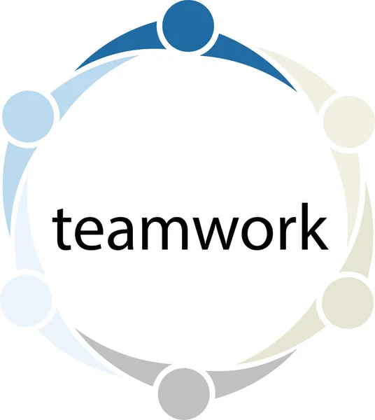 Teamwerk mensen cirkel concept — Stockfoto