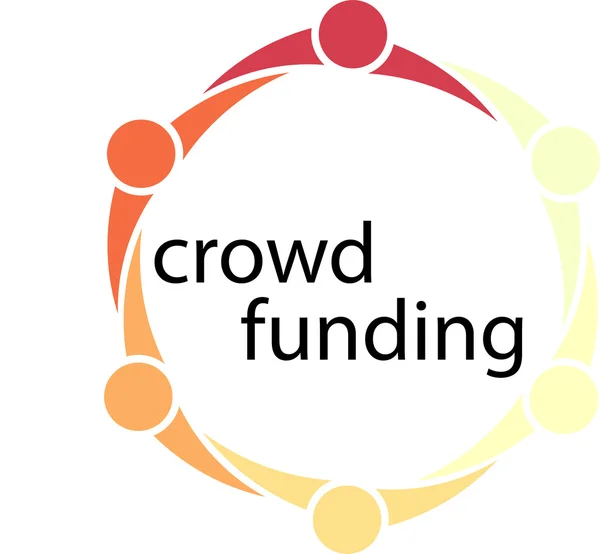 Crowd Funding People Circle Concept Stock Photo