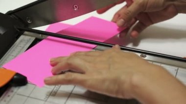 Craft kağıt Giyotin kesim