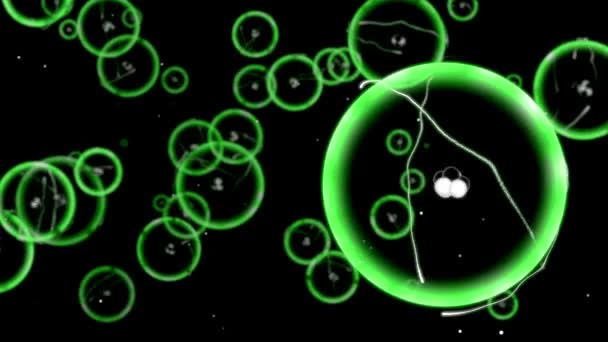 化学和科学锂原子 — 图库视频影像