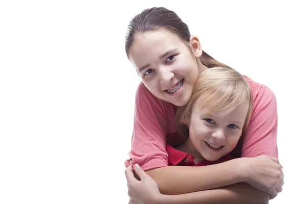 Fratello e sorella — Foto Stock