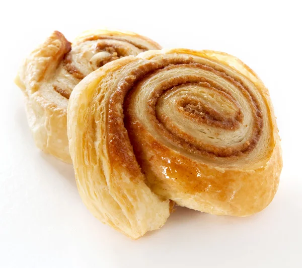 Cinnamon danish bun — Stock Photo, Image