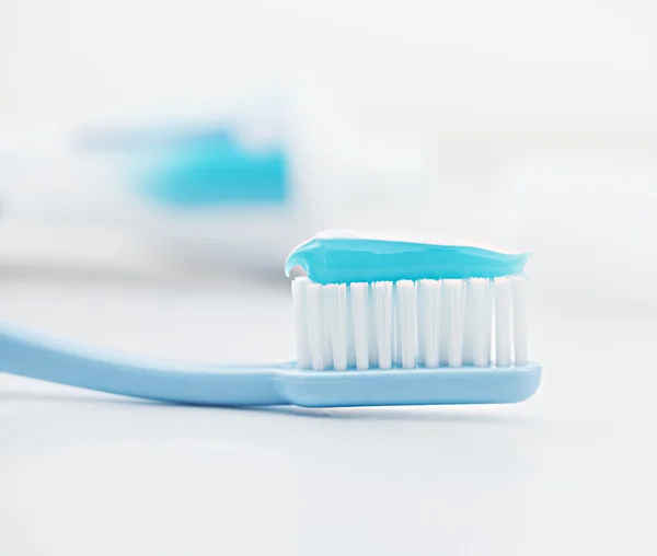 Tooth brush with paste — Stock Photo, Image