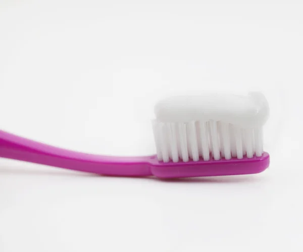 Zahnbürste mit Paste — Stockfoto