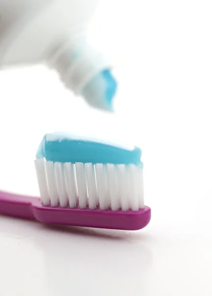 Tooth brush with paste — Stock Photo, Image