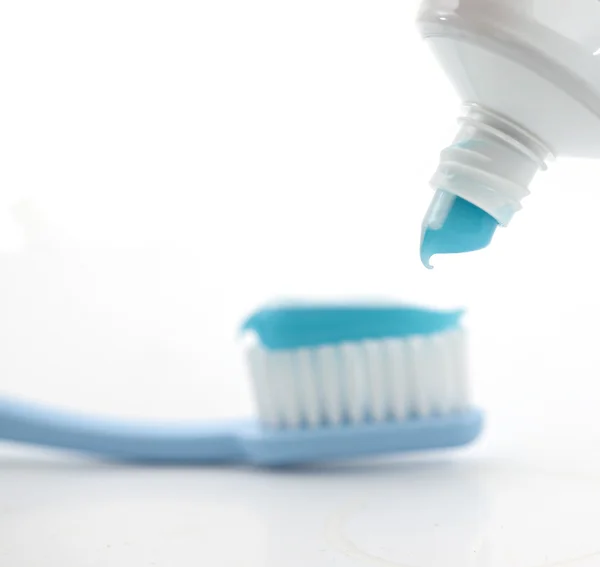 Tooth brush with paste — Stock Photo, Image