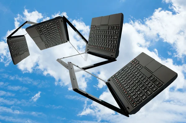 Il cloud computing — Foto Stock