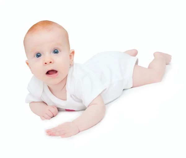 Meraklı bebek kız — Stok fotoğraf