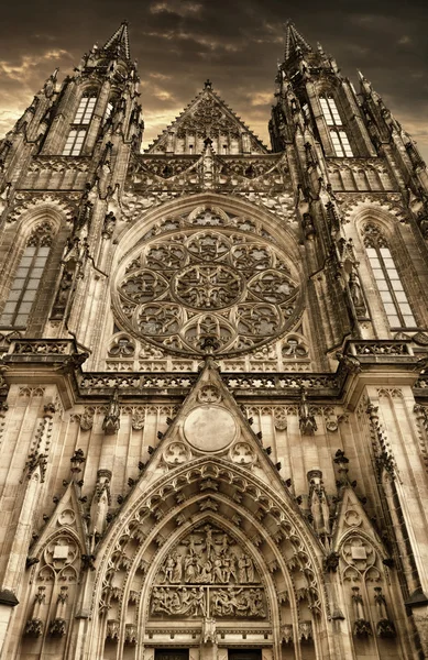 Cattedrale di San Vito, Praga — Foto Stock