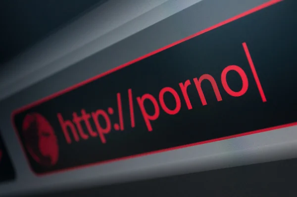 Sitio de Porno — Foto de Stock