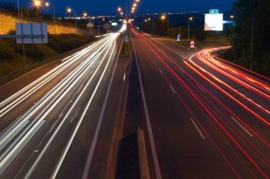 gece trafik
