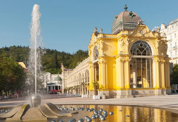 Singing Fountain, Marianske Lazne — Stock Photo, Image