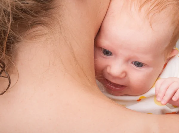 Mother Holding Newborn Baby — Stock Photo, Image