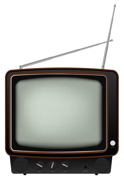 Retro-Fernseher — Stockvektor