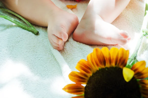 Baby Voeten — Stockfoto