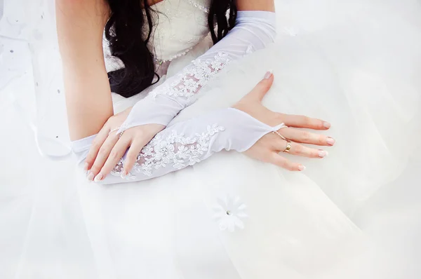 Hand of the groom - wedding — Stock Photo, Image