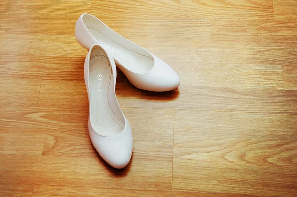 Scarpe da sposa per la sposa — Foto Stock