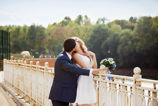 Noiva e noivo — Fotografia de Stock