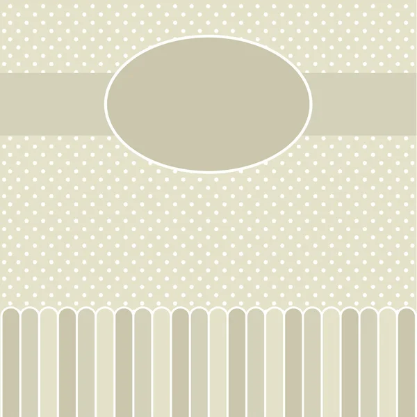 Diseño de marco de plantilla para tarjeta de felicitación — Vector de stock