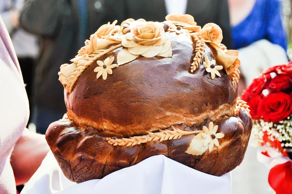 Свадебный хлеб — стоковое фото