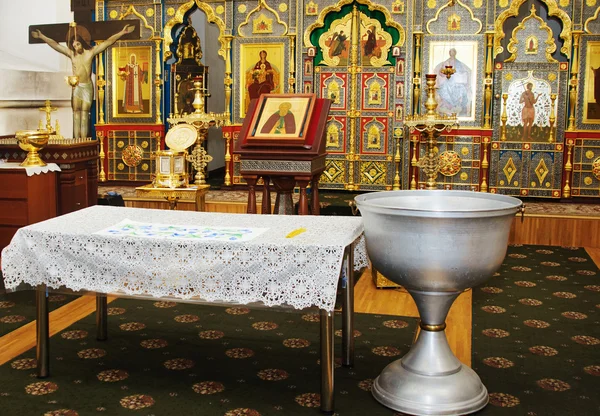 Orthodoxe kerk interieur — Stockfoto