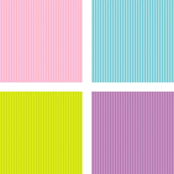 Conjunto de cuatro patrones diferentes — Archivo Imágenes Vectoriales