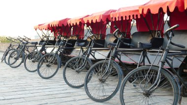 Rickshaws clipart