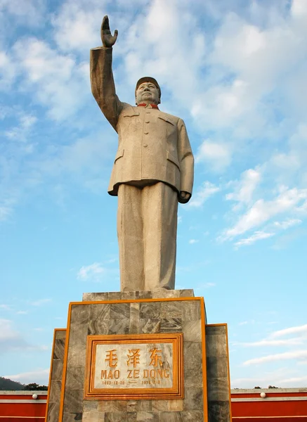 Estátua do Presidente Mao — Fotografia de Stock