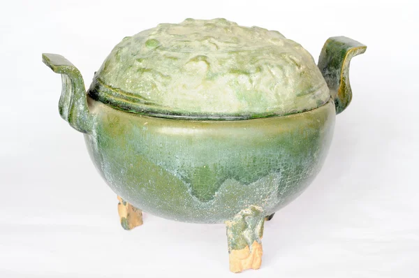 Pot chinois antique poterie — Photo