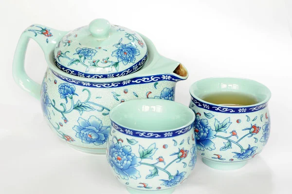 Teaset de cerámica china Fotos de stock