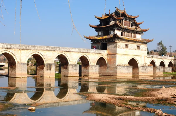 Ponte antiga na China — Fotografia de Stock