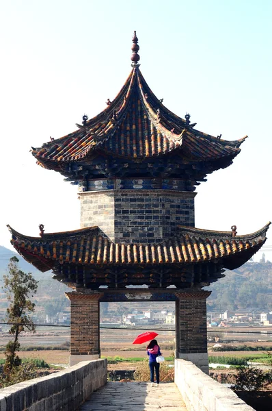 Древнее здание в Китае — стоковое фото