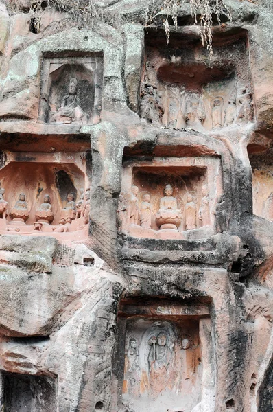 Antik Buda heykeli — Stok fotoğraf