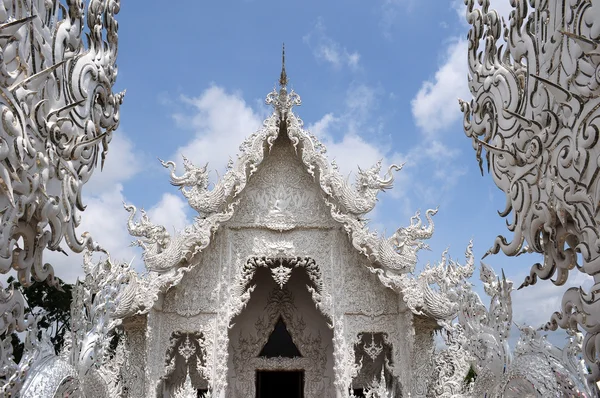 Temple blanc à Chiang Rai, Thaïlande — Photo