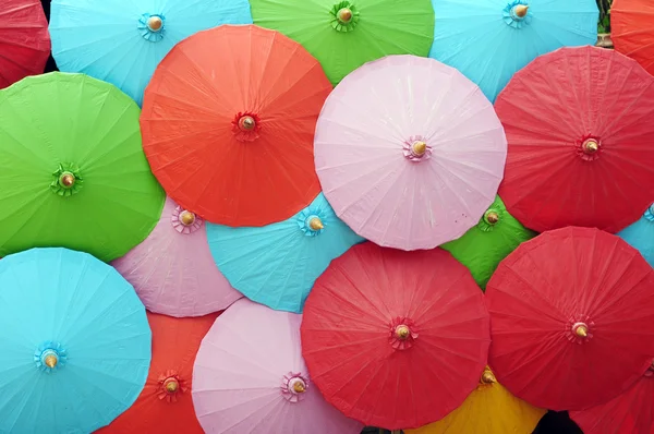 彩色雨伞 — 图库照片