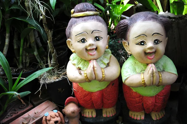 Thai boneca saudação — Fotografia de Stock