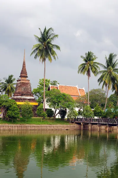 Historický park sukhothai — Stock fotografie