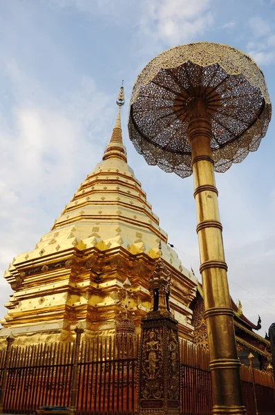 Doi suthep świątyni w chiang mai, Tajlandia — Zdjęcie stockowe