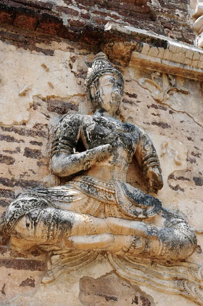 Ruiny starożytnych wat w chiang mai, Tajlandia — Zdjęcie stockowe