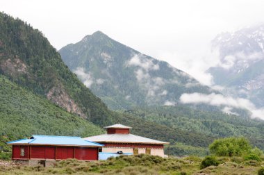 Tibet'te manzara