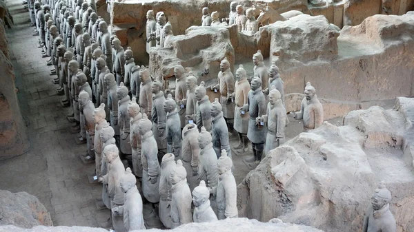 Terracotta Warriors in Xian, China — Stock Photo, Image