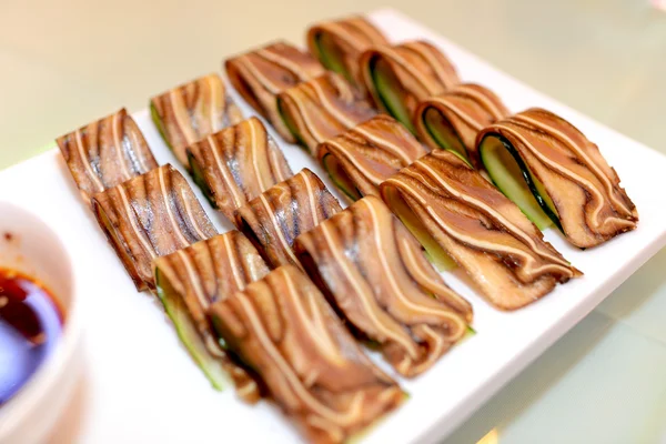 Ensalada china hecha de orejas de cerdo —  Fotos de Stock