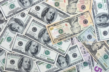 fond d'argent Dollar billets de banque