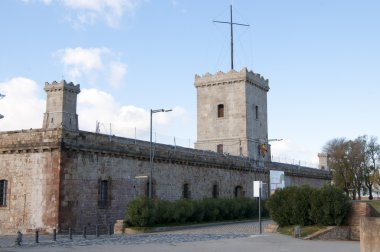 Barcelona'da Montjuic Kalesi