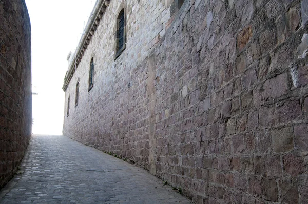 Castelo Montjuic em Barcelona — Fotografia de Stock