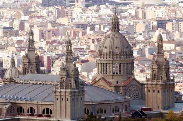 Montjuic nemzeti palota — Stock Fotó