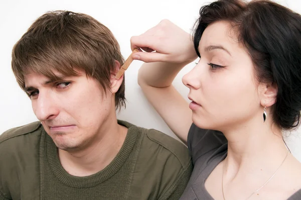 Young Couple Scene — Stock Photo, Image